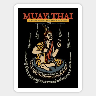 Muay Thai Sak Yant Hermit Tattoo Magnet